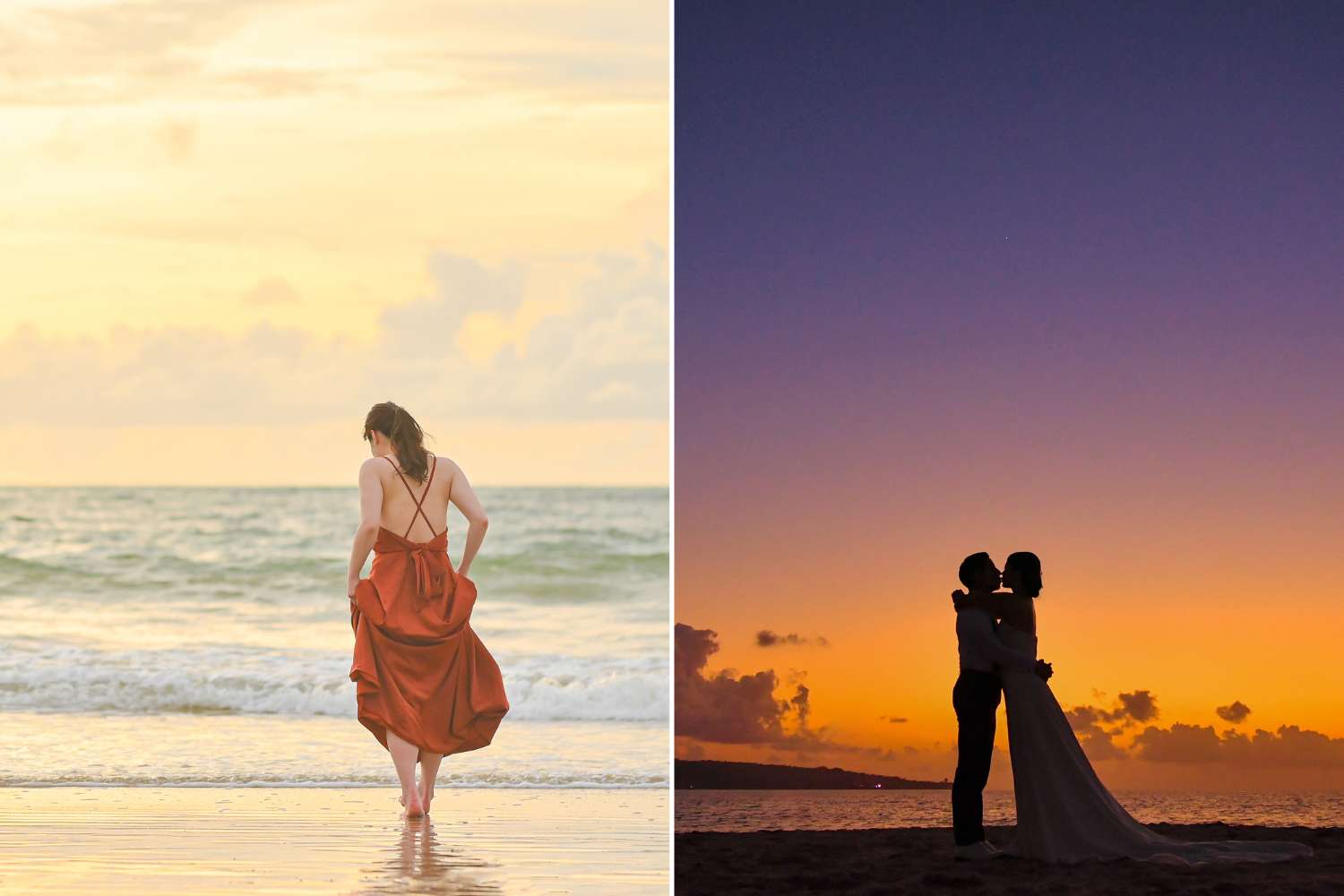 バリ島サンセットビーチフォトの特徴